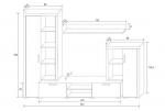 Composiciones de salón 263 cm 012.039